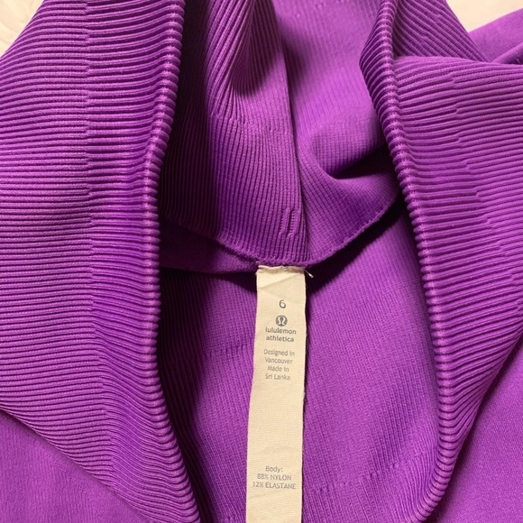 Lululemon Zone In Crop Leggings Violet Seamless - Picture 9 of 11